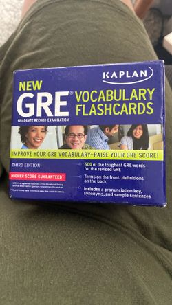 GRE Vocabulary Flash Cards