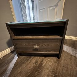 Grey Nightstand 