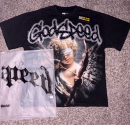 Rhine stone Godspeed T-shirt