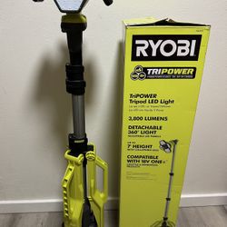RYOBI Hybrid Tri-Power Tripod Light (Tool Only)