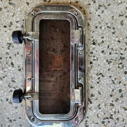 c5460-003 bomar stainless rectangular porthole with screen