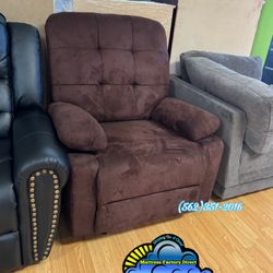 Couch Recliner New Sofa Brown