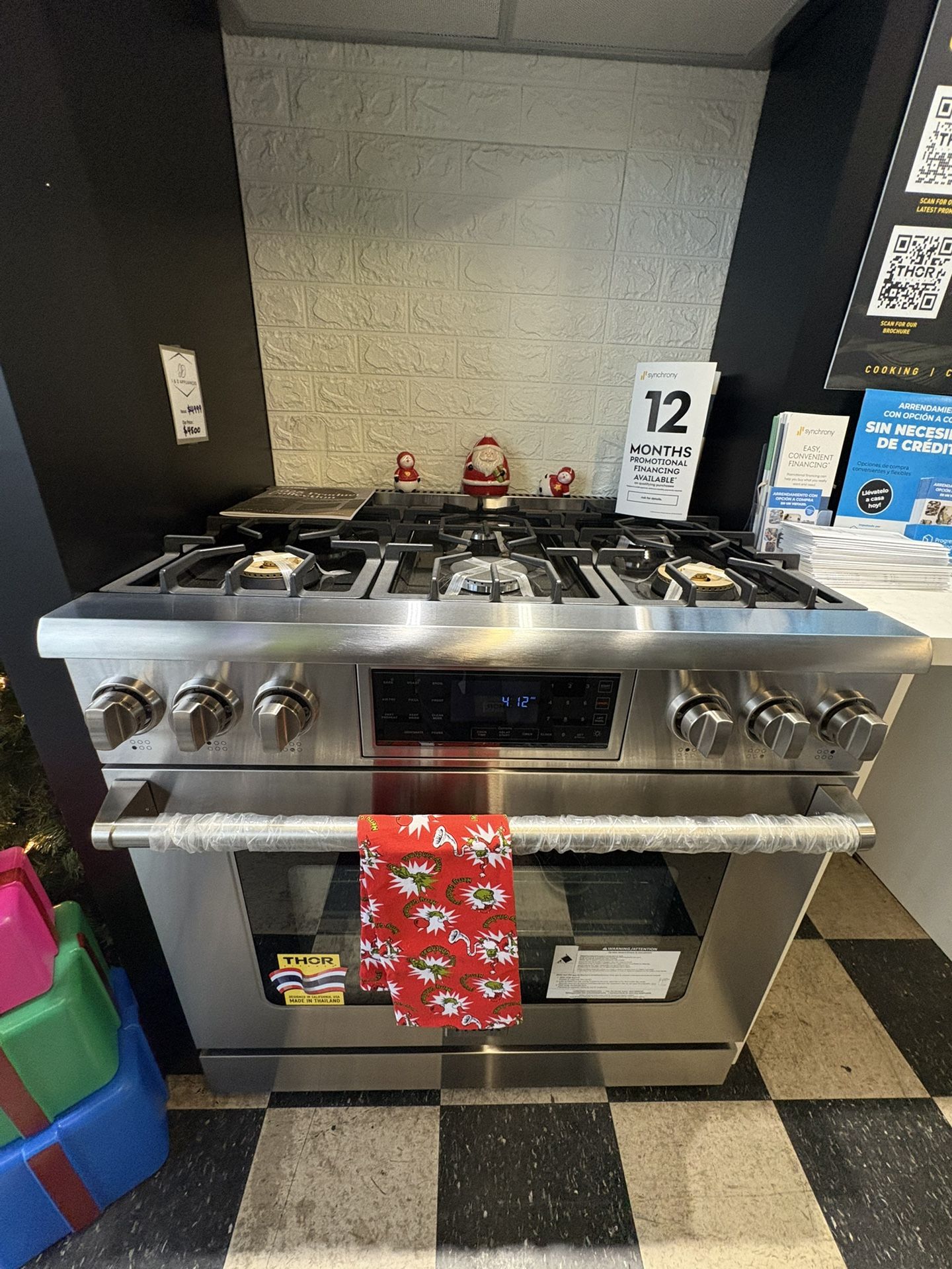 Thor 36” Gas Range In Stainless Steel