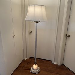 Vintage Floor Lamp 63” Tall With Shade