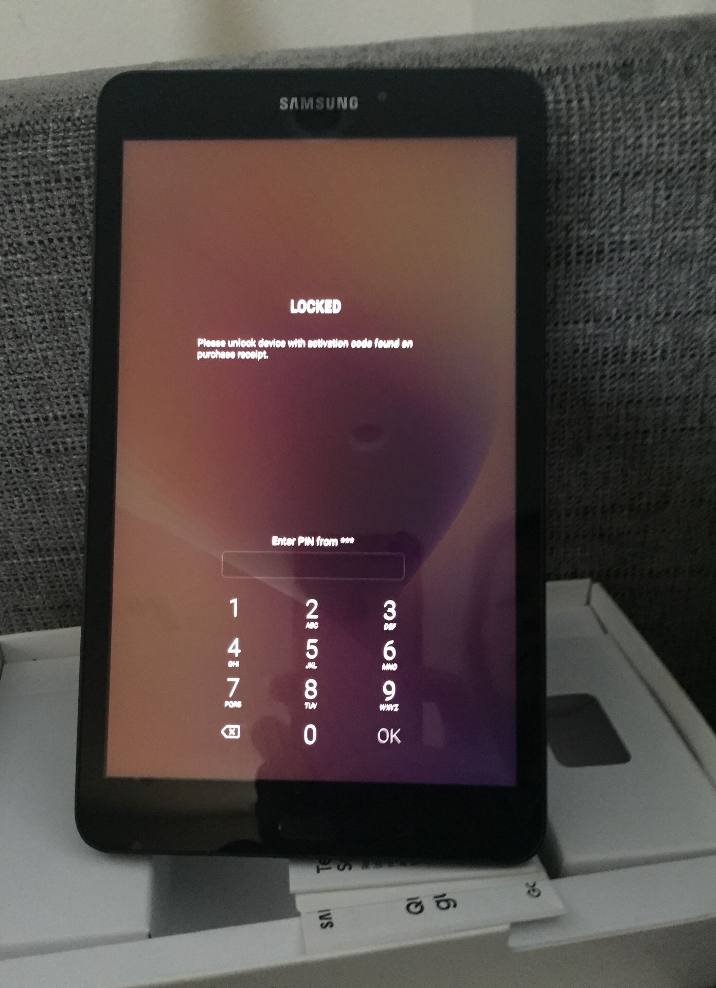 Samsung Galaxy tablet Locked forgot passcode