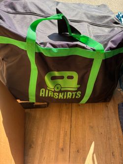 AirSkirts Inflatable RV Skirting Kit – with Storage Bag & Accessories