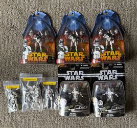 Star Wars AT-TE Tank Gunner Combat Engineer Clone Trooper Lot 10 Figures