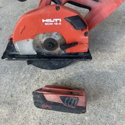 Serrucho HILTI Con Pila Los dos Por 120