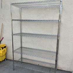 6-Tier Commercial Grade Heavy Duty Steel Wire Shelving Unit in Chrome (48 in. W x 72 in. H x 18 in. D)