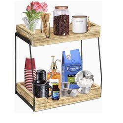 2-Tier Coffee Bar Organizer