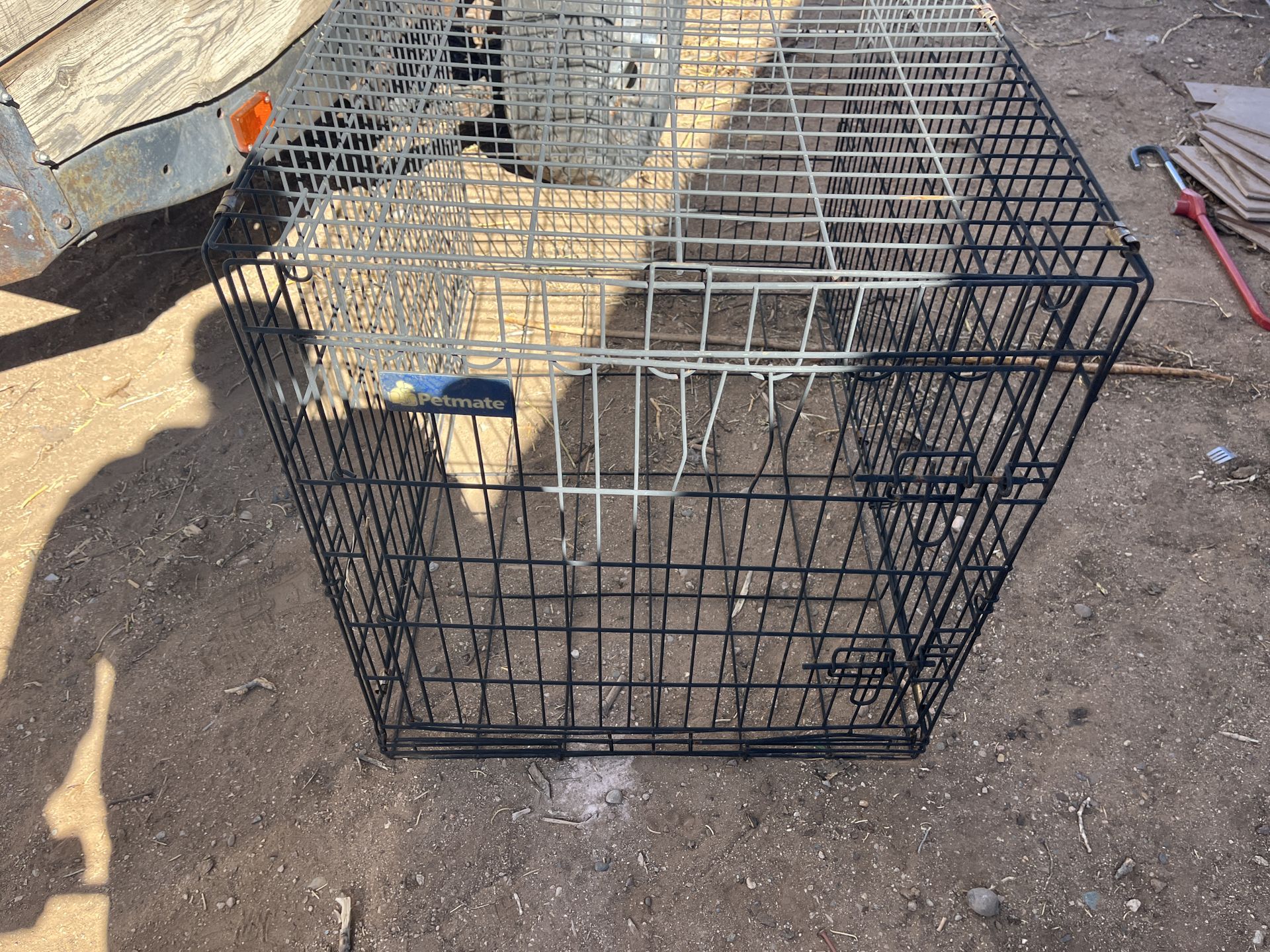 Petmate Folding Metal Dog Crate – Great Condition!
