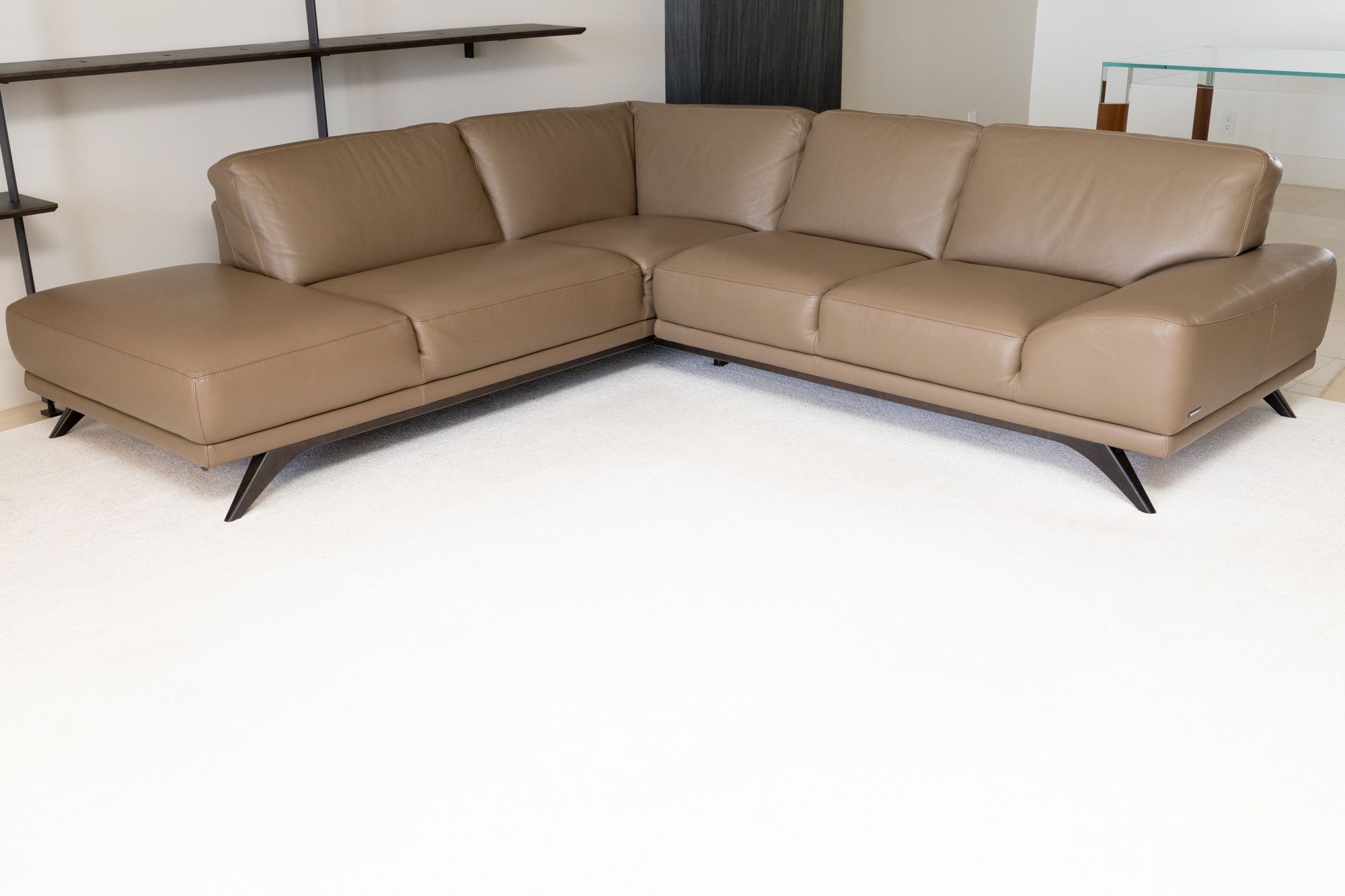 Roche Bobois Evidence Leather Sofa
