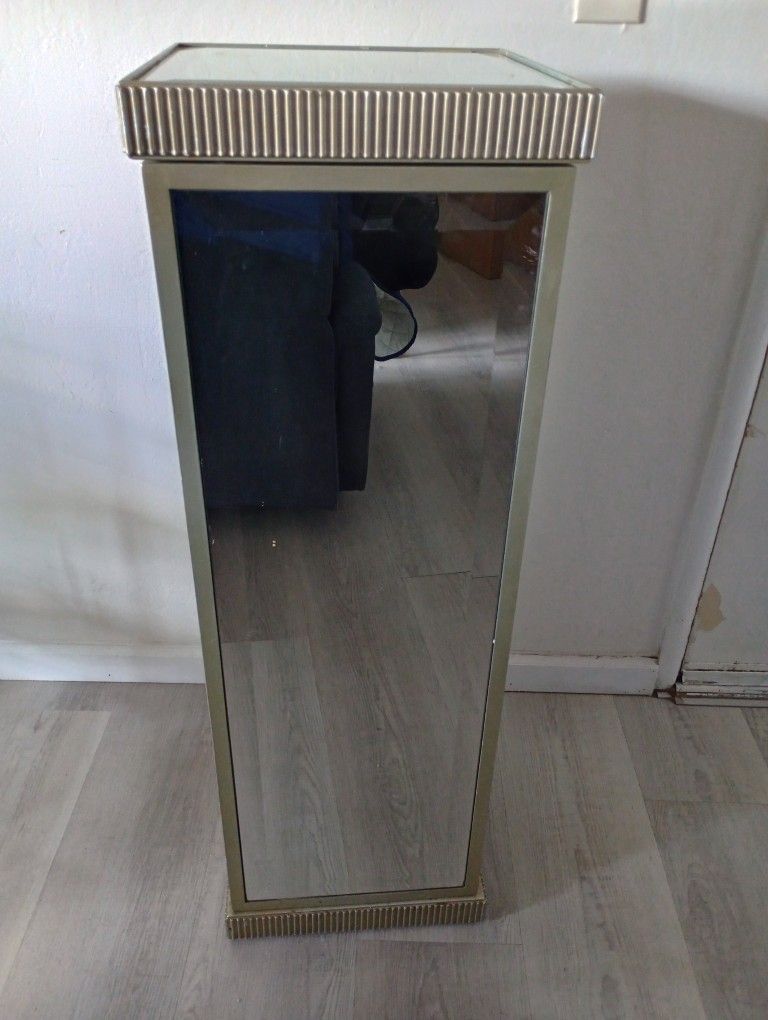 Mirrored Multi Shelf Cabinet