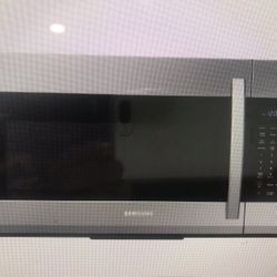 Samsung 29.9 in. 1.9cu. ft over the Range Microwave in Stainless steel with fingerprint resistant, one touch cooking