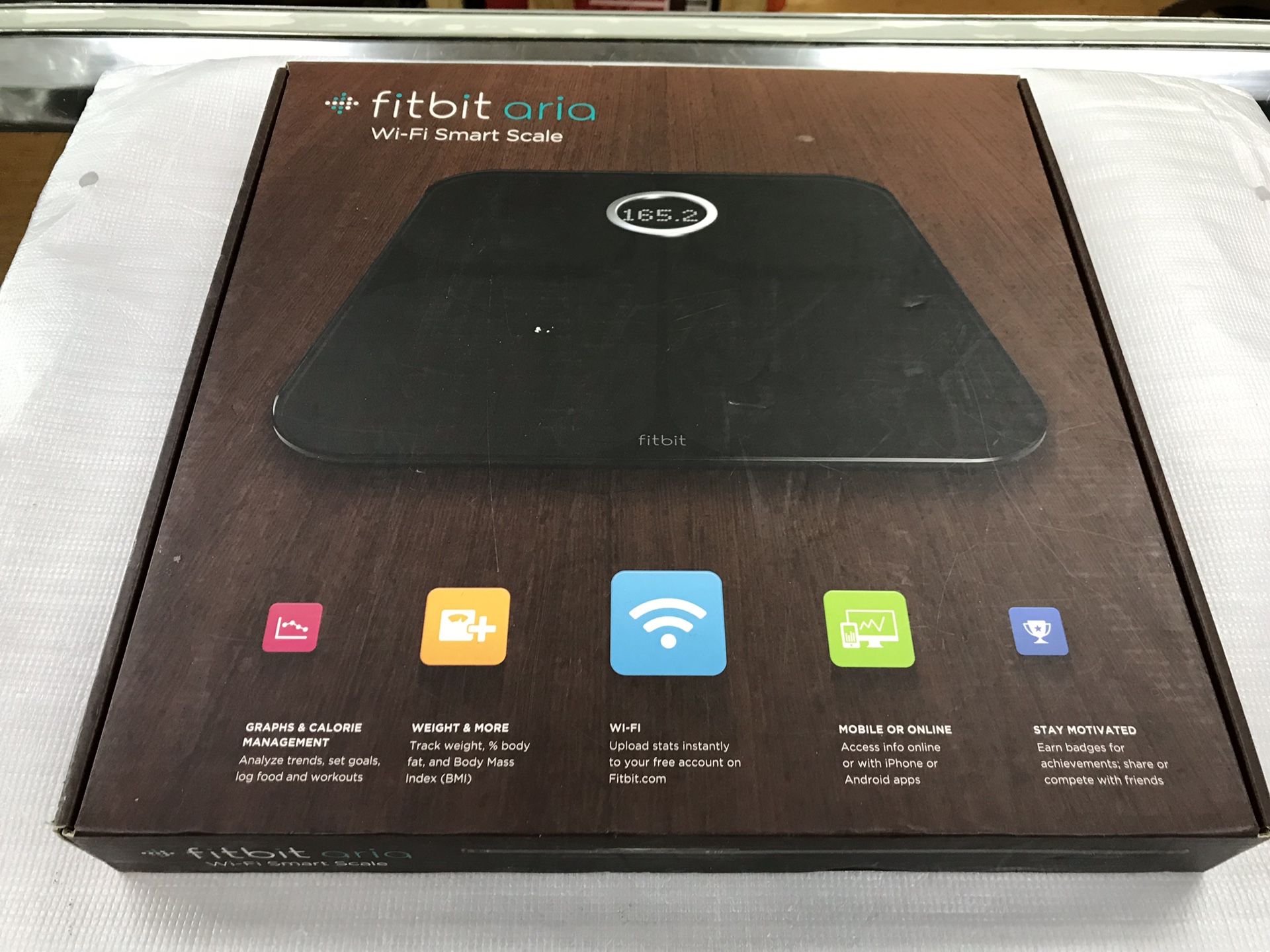 Fitbit Aria WiFi Smart Scale - New Condition