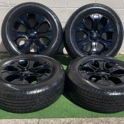 20” ford Black Wheels And Tires 