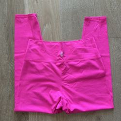 Free People Movement Hot Pink Leggings Size Medium