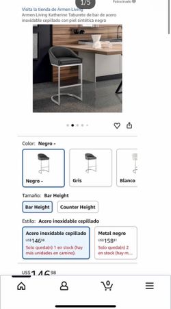 1 bar stool