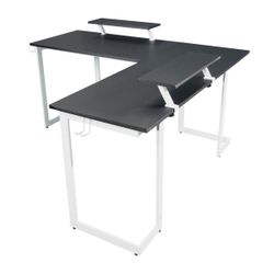 Techni Sport Warrior L-Shaped Gaming Desk RTA-TS220L