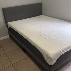 Full size mattress with platform Bed
