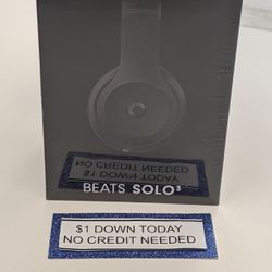 Beats Solo 3 Wireless Headphones New - Pay $1 Today To Take It Home And Pay The Rest Later! 