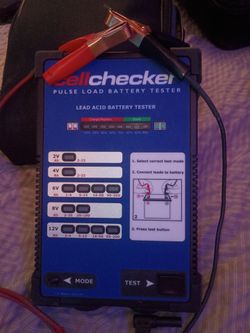 Cell checker battery tester