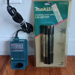 Makita Rechargeable Nickel-Cadmium Battery &  Fast Charger 