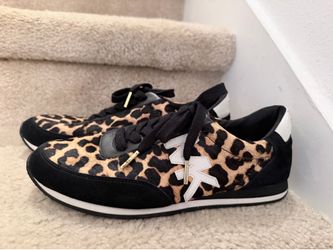 Michael Kors Animal Print Sneakers Womens Shows Size 9 Stanton trainer