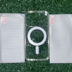 ⭐️iPhone 15 Clear Case with MagSafe + Screen Protector