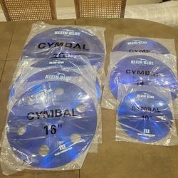 New Klein Blue Professional 7 piece Cymbal set