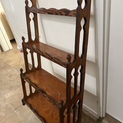 Antique 4 Tier Shelf