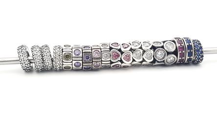 Authentic Pandora Charms w/colorful stones
