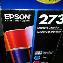Epson Colored Ink #273 ~ 4 Ink Cartridges ~ Sealed, New! 