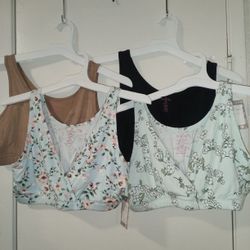(4) NEW! Maternity Bras (Size XL - D/DD) by Everly Grey at Nordstrom - $64 value