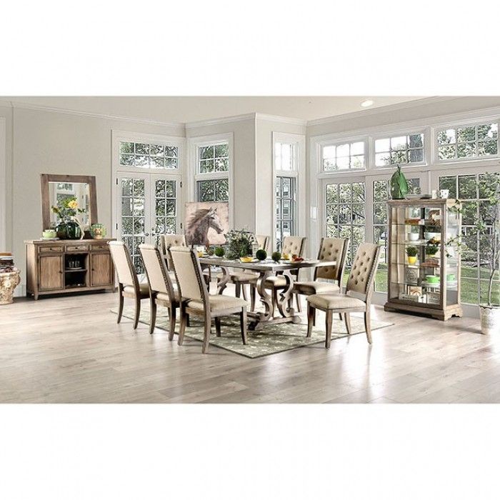 Natural Tone Dining Set - 7 Piece Set -$950.00 (9 Piec Set - $1,150.00)