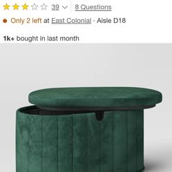 Storage ottoman New in box