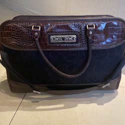 Brighton Vintage Weekender Travel Luggage 