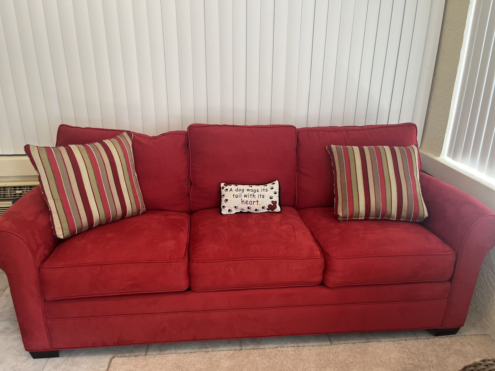 Red Sofa Sleeper