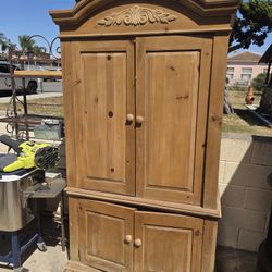 Armoire Wood TV Cabinet