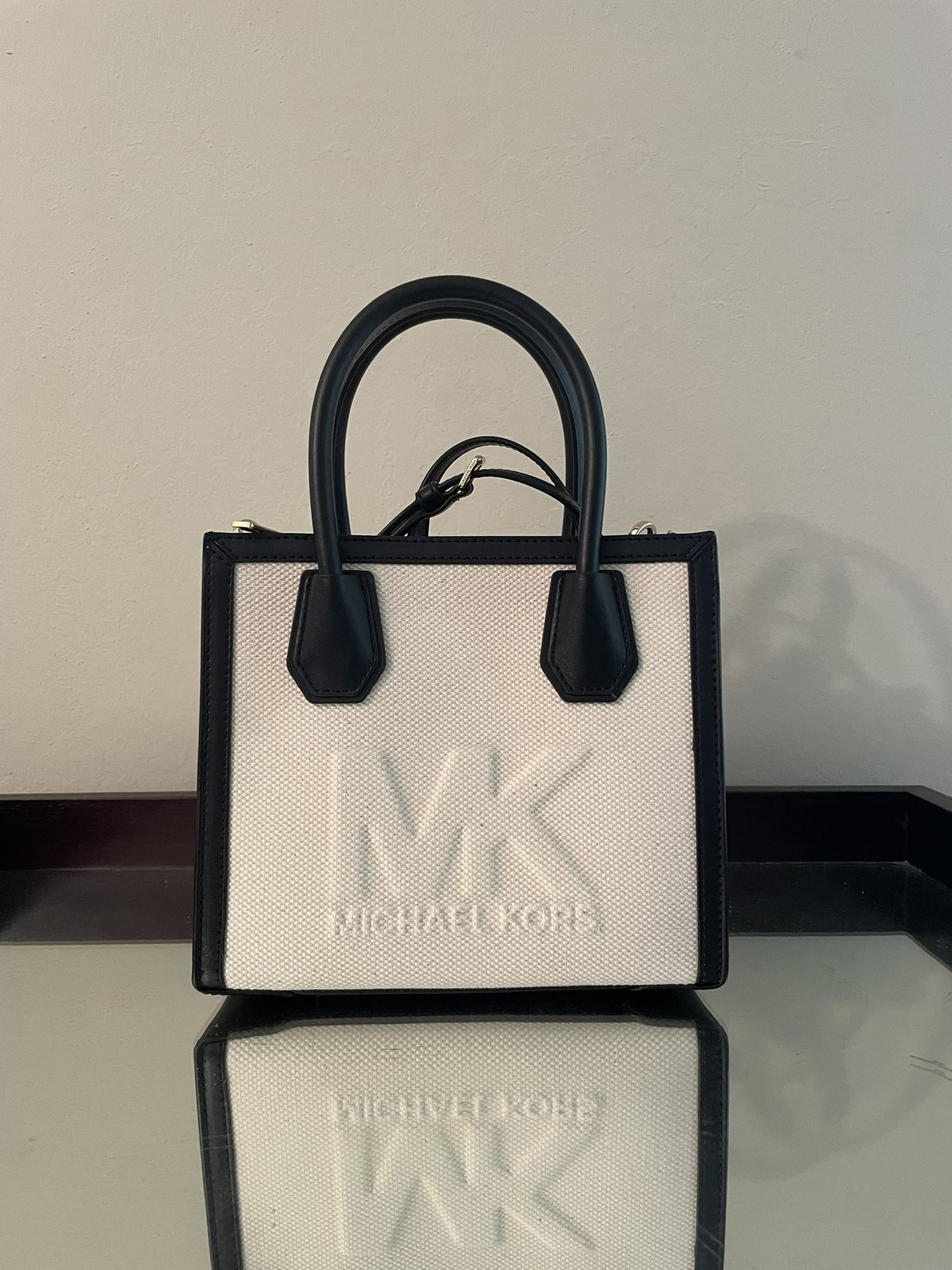 Michael Kors Mercer Medium Logo Canvas Crossbody