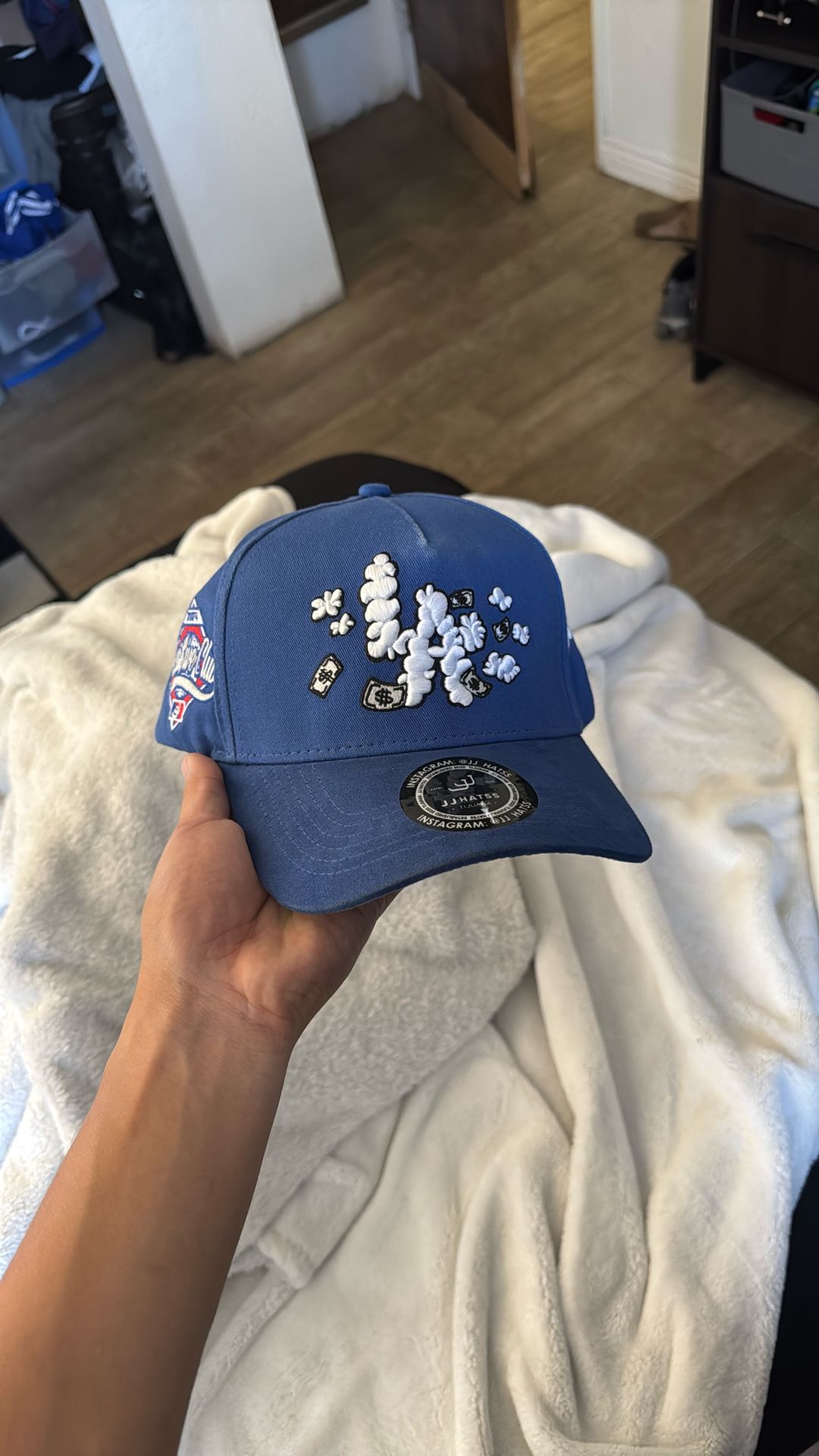 Jj Hat Blue Clouds