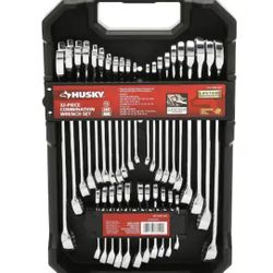 Husky 32-Piece Combination Wrench Set & Organizer SAE & MM 1013 869 840 Unopened