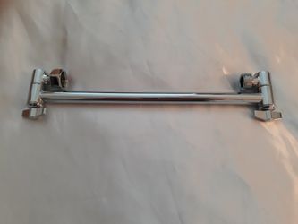 Chrome shower arm mount