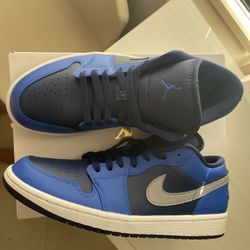 AIR JORDAN 1 LOW GAME ROYAL BLUE 9.5 mens/11 womens NEW