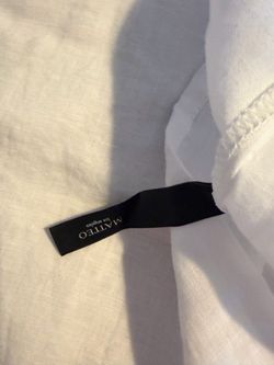 2 x White - King - Matteo Vintage Linen Pillowcases