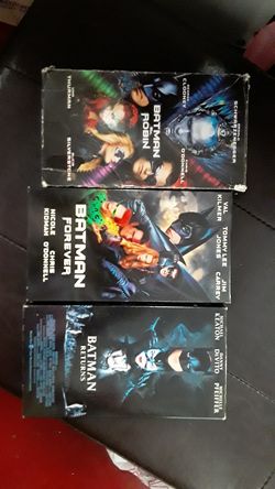 Batman and Robin VHS