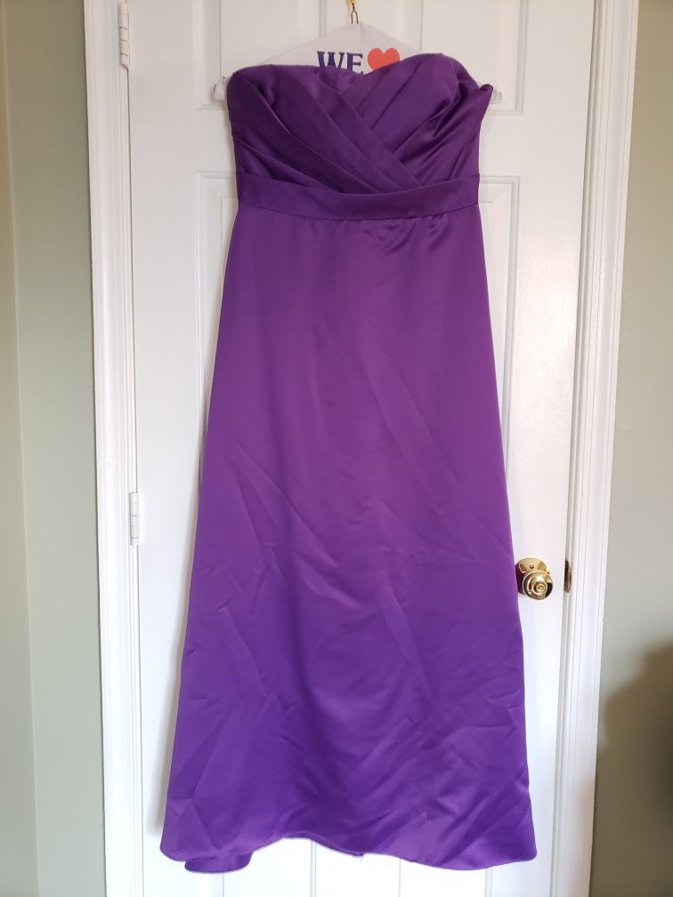 Long Formal Purple Dress