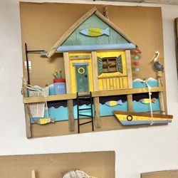 New Handcrafted Driftwood Beach Cottage 