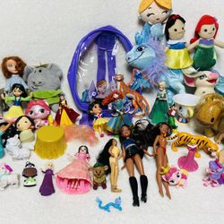 Huge Disney Princess Lot Small Disney Princess Dolls Aurora Belle Ariel