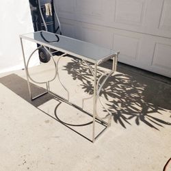Console Table Or Entryway Table With Mirror Top